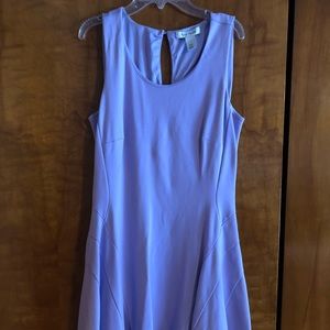 Lavender dress with back cutout